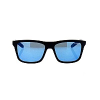 ARNETTE Syndrome AN4217 Matte Black Sunglasses 57mm Blue Mirror