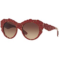 Dolce & Gabbana DG4267 Red Texture Cats Eyes Sunglasses