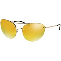 Prada PS51RS Sunglasses Pale Gold 59mm 24K Iridium