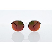 Prada PS54RS Gunmetal Sunglasses 56mm Brown Mirror Orange