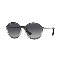 Ray-Ban RB4222 Round Sunglasses, 50mm, Shot Grey/G