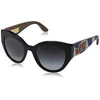 D&G Dolce & Gabbana Women's 0DG4278 Black Cateye Sung