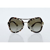 Prada Women's Gradient Sunglasses in Spotted Opal Brown/Green