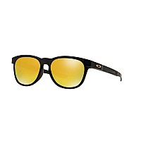 Oakley OO9315 Stringer Rectangular Sunglasses, 55mm, Black