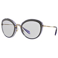 Miu Miu MU 50RS Lilac/Argil Sunglasses 54