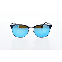 Ray-Ban RB3538 Square Sunglasses, Blue/Gunmetal, 53