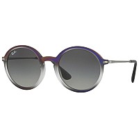 Ray-Ban RB4222 Violet Round Sunglasses 50mm Gradient