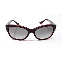 Vogue Eyewear 56mm Sunglasses, Grey-Black Frame, Red