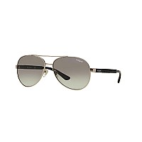 Vogue 58mm Non-Polarized Silver Matte/Grey Sunglasses