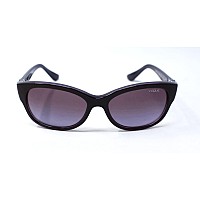 Vogue Eyewear 56mm Violet Sunglasses with Pink Lenses