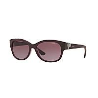 Vogue Eyewear 56mm Violet Sunglasses with Pink Lenses