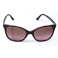 Vogue Eyewear Brown Sunglasses, 54mm Bordeaux Lenses