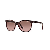 Vogue Eyewear Brown Sunglasses, 54mm Bordeaux Lenses