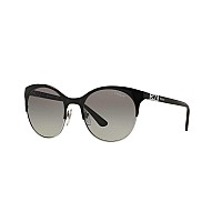 Vogue VO4006S Black/Silver Sunglasses, 53mm Lens,