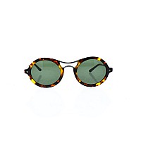 Giorgio Armani AR 8072 Round Acetate Glasses Yellow Havana