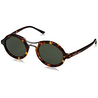 Giorgio Armani AR 8072 Round Acetate Glasses Yellow Havana