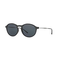 GIORGIO ARMANI 52MM Grey Matte Sunglasses with Grey Lenses