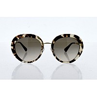 Prada PR 16QS Sunglasses, Cinema Spotted Opal Brown, 