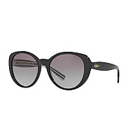 Ralph Lauren Women's Cateye Sunglasses, Black/Grey Gradient 58mm