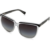 Ralph by Ralph Lauren 58mm Aviator Sunglasses, Black Crystal