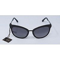 Tom Ford Emma FT0461 Matte Black Polarized Cat-Eye Sunglasses