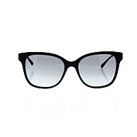 Giorgio Armani Black Frame Sunglasses, 54MM Grey Lenses