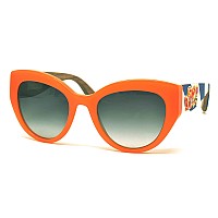 Dolce & Gabbana Orange Cateye Sunglasses 52mm