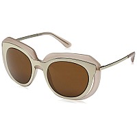 D&G Dolce & Gabbana Men's Round Sunglasses, 51mm, Pale