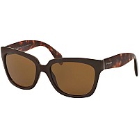 Prada Brown Polarized Sunglasses PR07PS 56mm DHO5Y