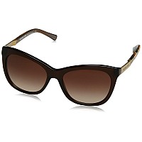 Michael Kors ADELAIDE II Sunglasses, Dk Brown Tigers Eye Frame