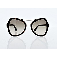 Prada PR18SS Havana Sunglasses 55mm Brown Gradient