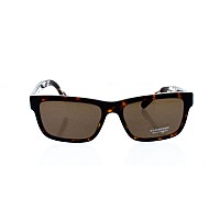 Burberry Men's 0BE4225 Sunglasses, Dark Havana/Brown, 