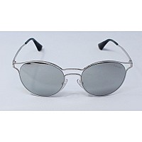 Prada Women's 0PR 62SS Silver Light Grey Sunglasses 53-