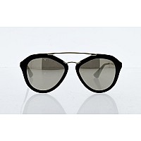 Prada Women's 0PR 12QS Sunglasses, Black/Brown/Gold