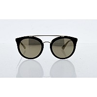 Prada Men's 0PR 23SS Sunglasses Black/Brown/Mirror Gold