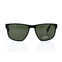 Prada PR 55SS Green Sunglasses with Brown Lens 55mm