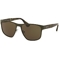 Prada PR 55SS Green Sunglasses with Brown Lens 55mm