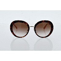 Prada PR16QS Cinema Sunglasses - Spotted Brown Pink, 55mm