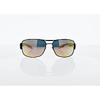 Prada PS53NS Sunglasses 65mm Grey Rubber UV Coated Lenses