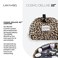 Layngo Cosmo Deluxe Drawstring Cosmetic Pouch Makeup Bag Organizer Toiletry Bag For Travel Gifts And Daily Use 22 Inch