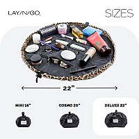 Layngo Cosmo Deluxe Drawstring Cosmetic Pouch Makeup Bag Organizer Toiletry Bag For Travel Gifts And Daily Use 22 Inch