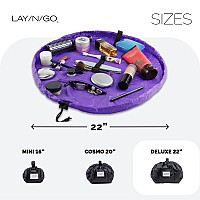 Layngo Cosmo Deluxe Drawstring Cosmetic Pouch Makeup Bag Organizer Toiletry Bag For Travel Gifts And Daily Use 22 Inch