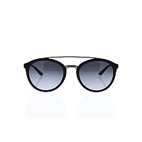 GIORGIO ARMANI Black Sunglasses 52MM Grey-Black Lenses