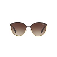 Vogue Eyewear VO4010S Round Sunglasses, 57mm Brown