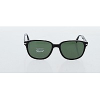 Persol PO3149S Sunglasses - Black Frame, Green Lens, 55