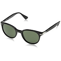 Persol PO3151S Black Sunglasses 52-20-145 Green L