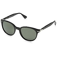 Ray-Ban Persol PO3151S Black Sunglasses 52mm Green Polar