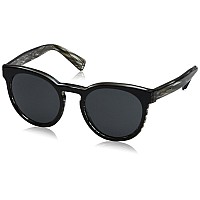 Dolce & Gabbana Round Acetate Sunglasses, Top Black, 