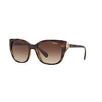 Vogue Eyewear Vo5061sb Square Sunglasses, Havana/Brown 