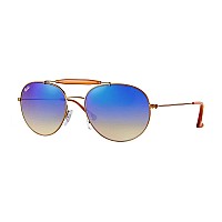 Ray-Ban RB3540 Sunglasses Bronze-Copper 53mm Blue Lens